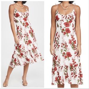 NWT Reformation Embry dress in Georgette, 0